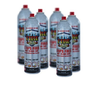 6 Cans of ColdFire Spray
